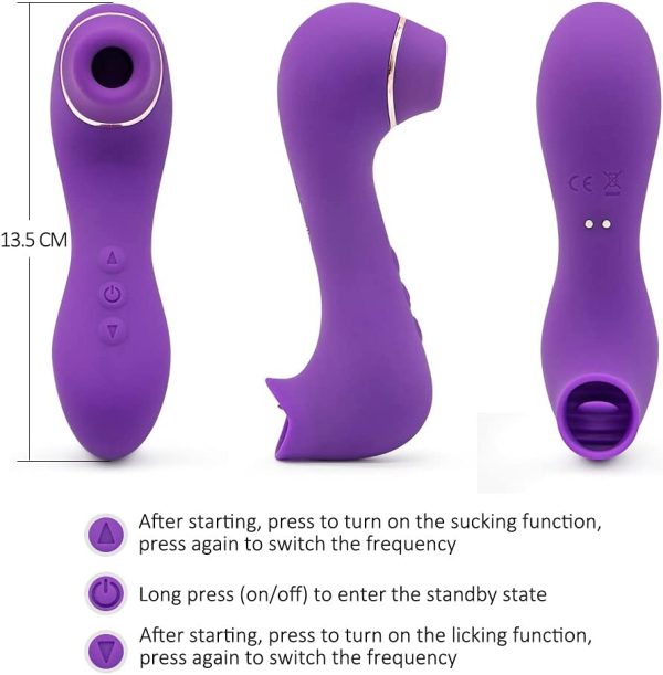 Clitorals Sucking Stimulation Toys Best Friend Air-Pulse + Sucking Stimulator Clitorial Sucking Toy Pressure-Wave Technology, Waterproof, Rechargeable,Personal - Image 7