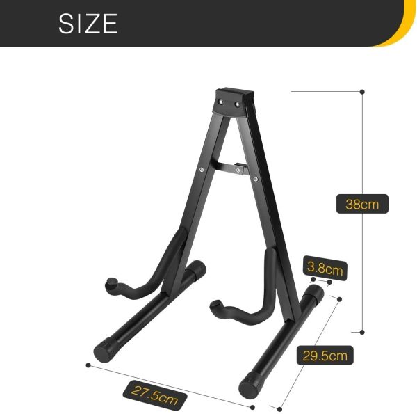 Melodic Guitar Stand Rack Folding Portable Holder A Frame for Electric Acoustic Classical Bass Guitar - Image 6