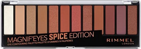 Rimmel London Magnif'Eyes Eyeshadow Palette, Spice Edition - Image 4