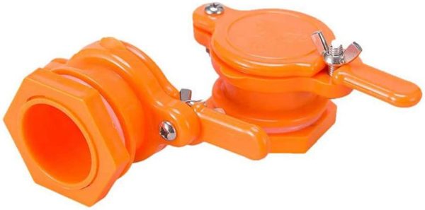 Cisture Honey Gate Valve for Bucket, Durable Nylon Honey Extractor Tap, Beekeeping Supplies (2 Pack)