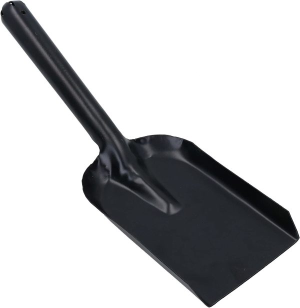 Fireplace Waterloo Style Scuttle Wide Mouth Bucket + 5" Wide Coal Hand Shovel - Image 4