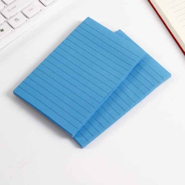 Post-it Super Sticky Notes,Post-it Lined Notes Assorted Bright Colours Lined 101 x 152mm (Pack of 6)