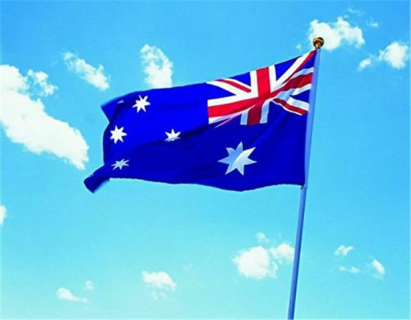 HEAVY DUTY Australian Aussie Flag Spun Polyester Brass Metal Clips 1800x900mm - Image 7