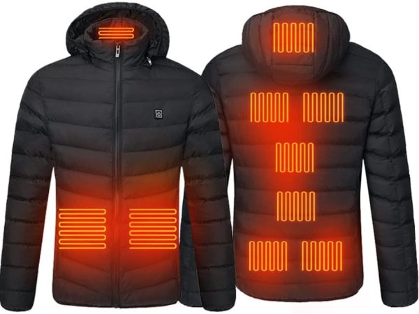 Heated Jacket 9 Areas Unisex Electric Heating Hooded Jacket 2022 Winter USB Work 3 Levels Temperature Heating Coats - Image 7