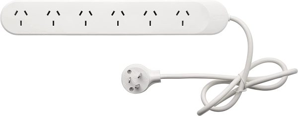 HPM R105/6 Standard 6 Outlet Powerboard White - Image 2