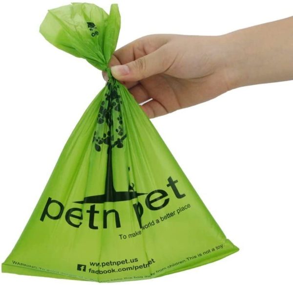 PET N PET Dog Poop Bags Earth-Friendly 180 Counts 10 Rolls Doggie Waste Bags Green Carrier Bags with Dispenser ?? - Image 3