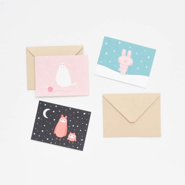 Message Befriend Card - Mix 40 Mini Postcards, 20 envelopes Package - Image 5