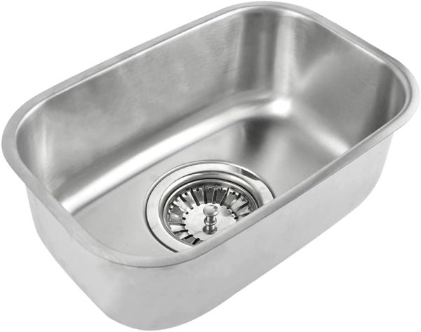 Kitchen Sink Stainless Steel Under/Topmount Handmade Laundry Single Bowl - Image 4