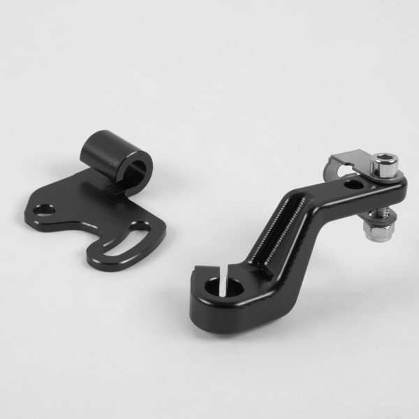 Motorcycle Aluminum One Finger Clutch Lever Clutch Arm Bracket Compatible with K.T.M 790 DUKE ADV Adventure S/R 2018-2021 CF-MOTO 800MT 2021-2022 (Black) - Image 7