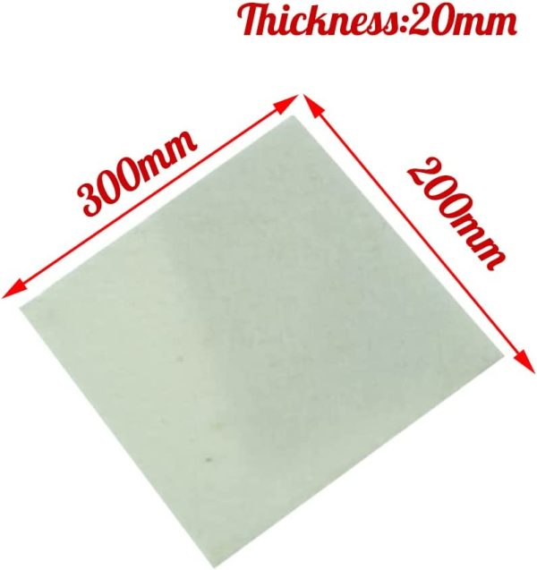 Jonoisax Ceramic Fiber Blanket, 8# Density 2300F, High Temperature Fireproof Insulation,300 * 200 * 20mm - Image 5