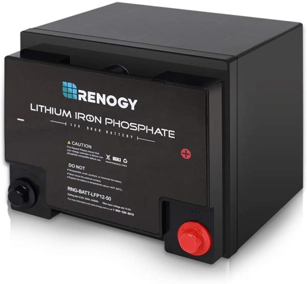 Lithium-Iron Phosphate Battery 12 Volt 50Ah for RV, Solar, Marine, and Off-grid Applications - Image 7