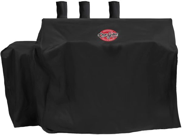 Char-Griller 8080 Dual Fuel Grill Cover, Black - Image 4