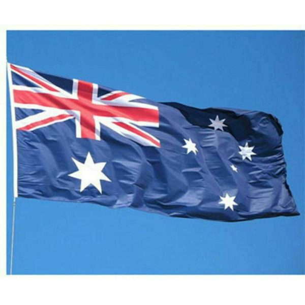 HEAVY DUTY Australian Aussie Flag Spun Polyester Brass Metal Clips 1800x900mm - Image 5