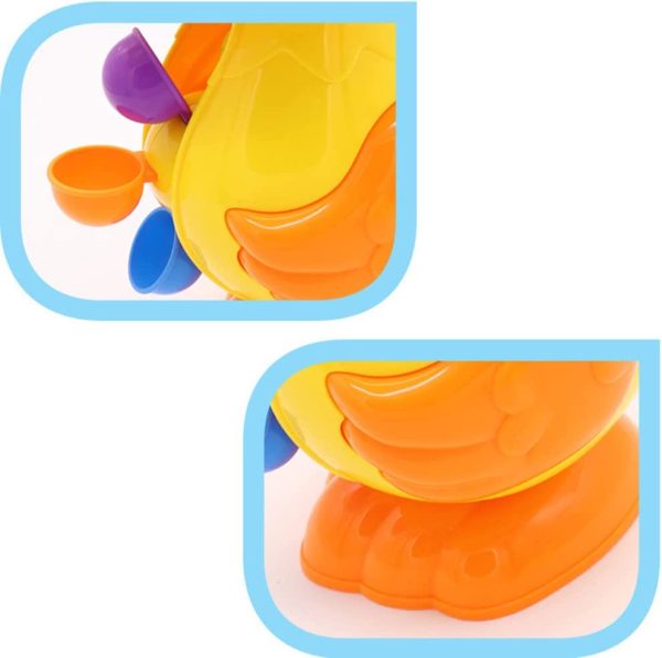 Konig Kids Water Spray Duck Bath Toy Set Bathtub Toy for Toddlers - Image 9