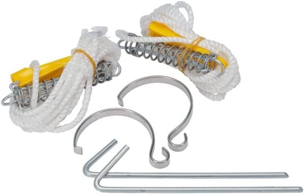 Caravan Roll Out Awning Rope Clip Pack - 6 Piece - Tie Down Set