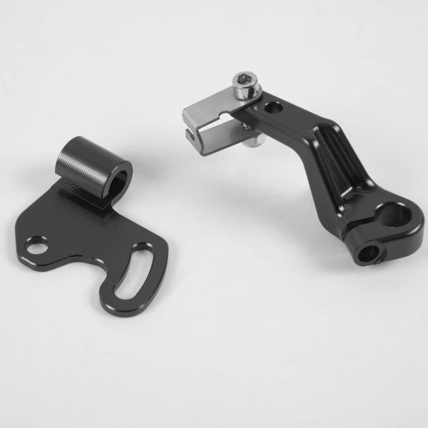 Motorcycle Aluminum One Finger Clutch Lever Clutch Arm Bracket Compatible with K.T.M 790 DUKE ADV Adventure S/R 2018-2021 CF-MOTO 800MT 2021-2022 (Black) - Image 5