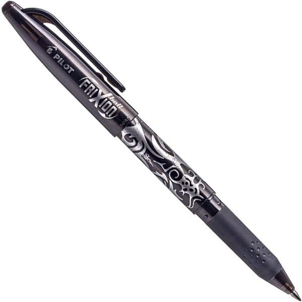 Pilot 224101201 Erasable FriXion BL-FR7-B 0.7 mm Fine Tip Roller Ball Erasable Gel Ink Pen, Black, (13212) Single - Image 3