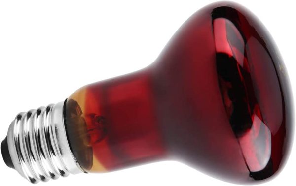 E27 Reptile Infrared Lamp, Infrared Heating Warming Lamp Light Bulb for Reptile Pet Supply, Terrarium Heat Lamps(100W) - Image 4