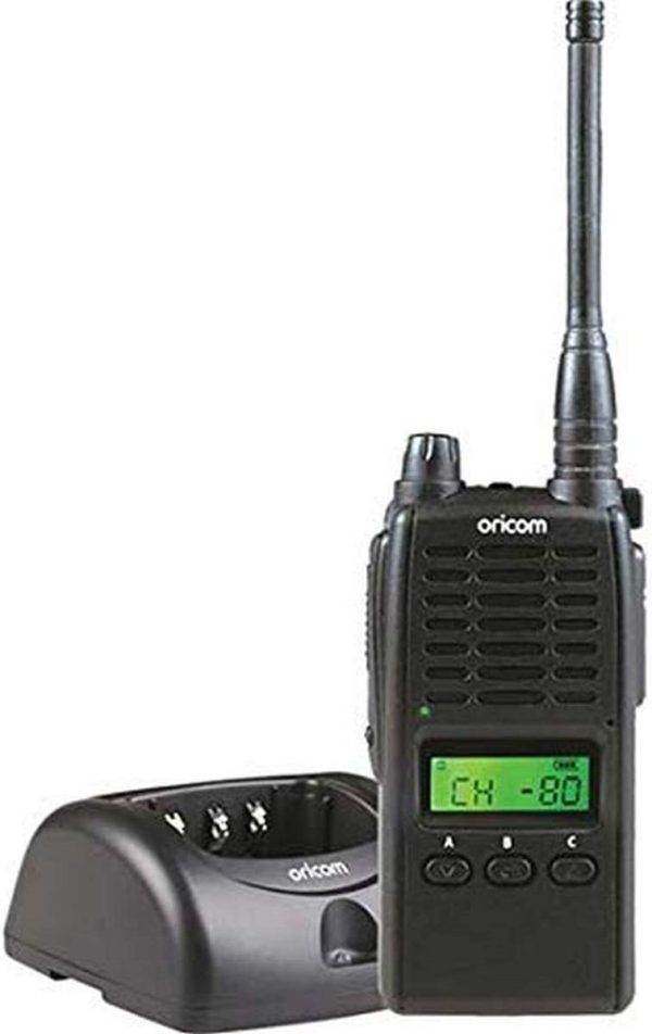 Oricom UHF5500-1 5 watt Handheld UHF CB Radio, Black