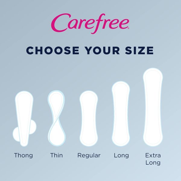 Carefree Acti-Fresh Ultra-Thin Panty Liners, Extra Long To Go , Unscented - 93 Count - Image 3