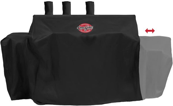 Char-Griller 8080 Dual Fuel Grill Cover, Black - Image 8