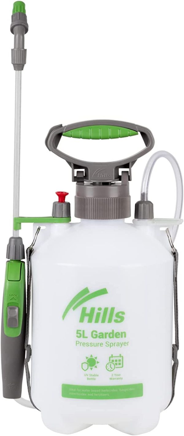 Hills 100728 Garden Sprayer, 5 Liter Capacity, Multicolor