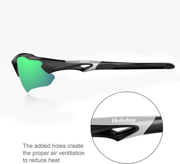 HULISLEM Blade Sport Polarized Sunglasses - Image 6