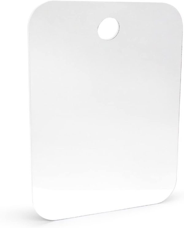 QSHAVE Fogless Shower Mirror Large Size with Suction Hook and Adhesive Hook Perfect for Shaving - Image 7