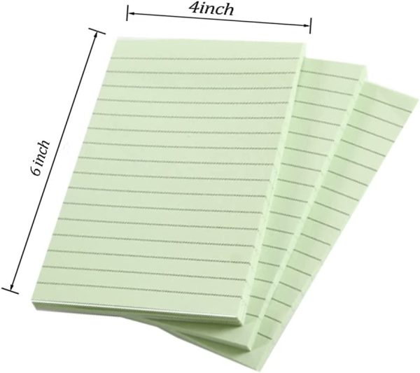 Post-it Super Sticky Notes,Post-it Lined Notes Assorted Bright Colours Lined 101 x 152mm (Pack of 6) - Image 4