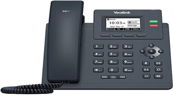 T31P IP Phone, 2 VoIP Accounts. 2.3-Inch Graphical Display. Dual-Port 10/100 Ethernet, 802.3af PoE, Power Adapter Not Included (SIP-T31P)