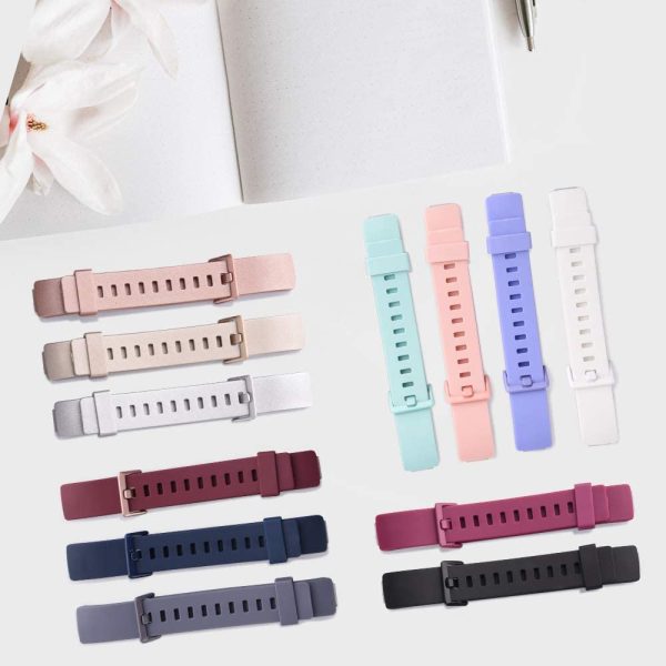 Tobpob 4 Pack Replacement Bands Compatible with Fitbit Inspire HR/Fitbit Inspire/Fitbit Ace 2, Adjustable Accessory Soft Silicone Sport Wristband for Women Men - Image 5