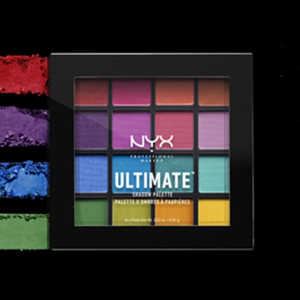 NYX Professional Makeup Ultimate Eye Shadow Palette, Brights - Image 3