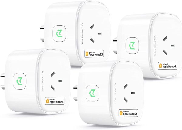 meross Smart Plug Works with HomeKit, 4 Piece - Image 3