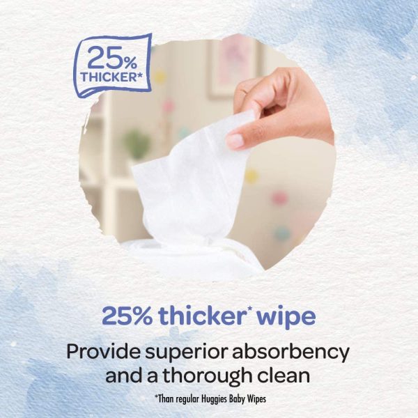 Huggies Ultimate Baby Wipes Over 99% Water (Pack of 512) - Image 5