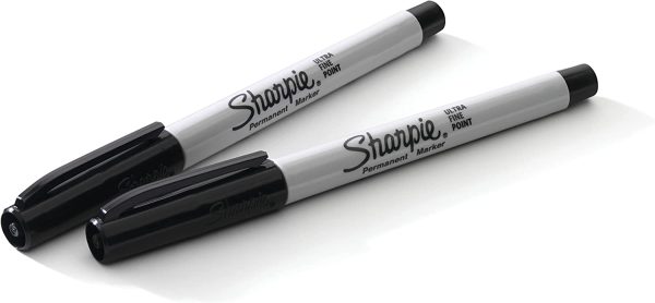 Sharpie Ultra Fine Marker, Black (Pack of 2) - Image 5