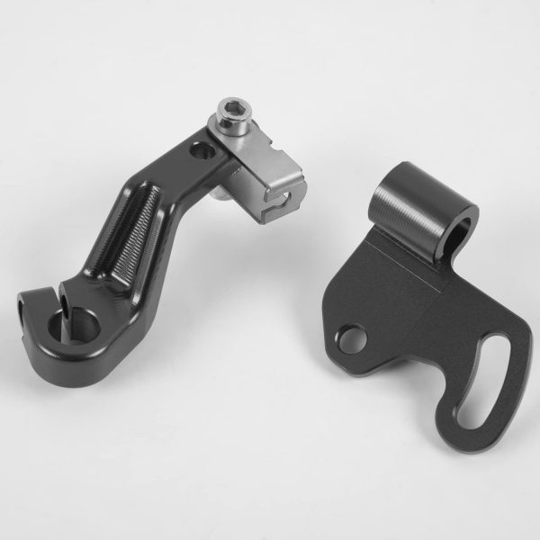 Motorcycle Aluminum One Finger Clutch Lever Clutch Arm Bracket Compatible with K.T.M 790 DUKE ADV Adventure S/R 2018-2021 CF-MOTO 800MT 2021-2022 (Black) - Image 3