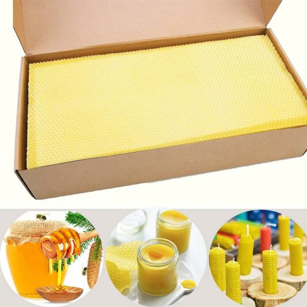 Honeycomb Foundation Sheet Wax Frames Beekeeping Honey Bee Hive Equipment 30PCS - Image 2