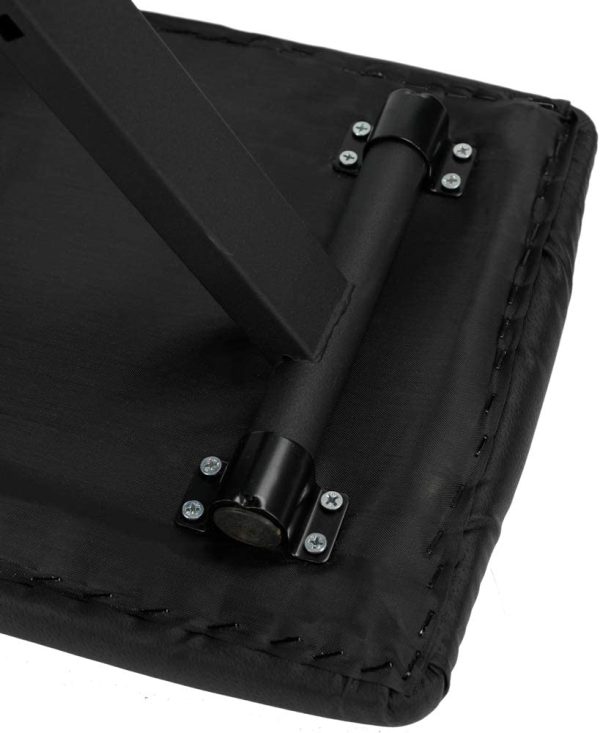 Portable Piano Stool Adjustable 3 Way Folding Keyboard Seat Bench Chair Black - Image 5