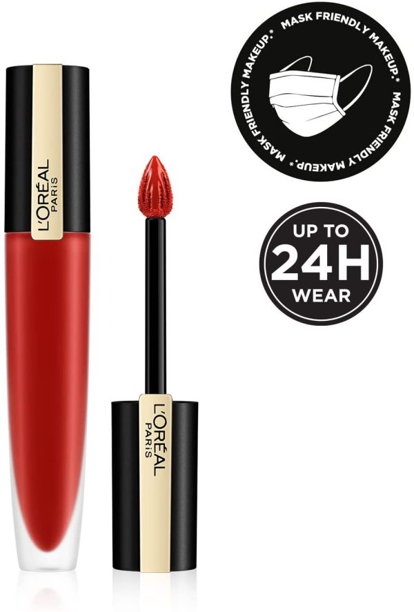 L'Or??al Paris Rouge Signature Matte Lip Ink 115 I Am Worth It - Image 3