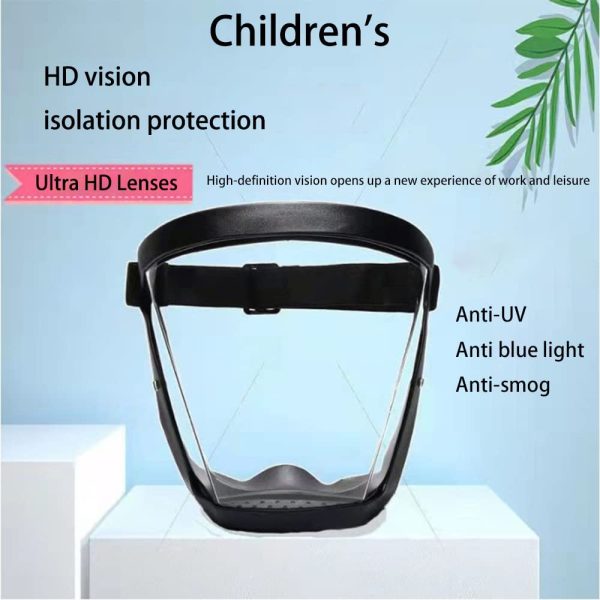 Full Face Super Protective Shields Hd Transparent Full Face Mask Anti-Fog Protective Full Face Shield With Filter Reusable Filter Face Shield Unisex Face Shield - Image 2