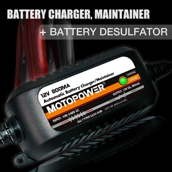 MP00205C 12V 800mA Fully Automatic Battery Charger/Maintainer - Image 7