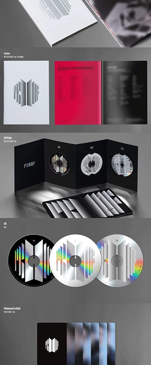 BTS Proof Anthology Album SET(Standard+Compact) Edition Contents+Poster+1p Folding Poster On Pack+Tracking Sealed - Image 8