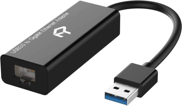 Rankie USB Network Adapter, USB 3.0 to RJ45 Gigabit Ethernet Internet Adapter (Black) - Image 5