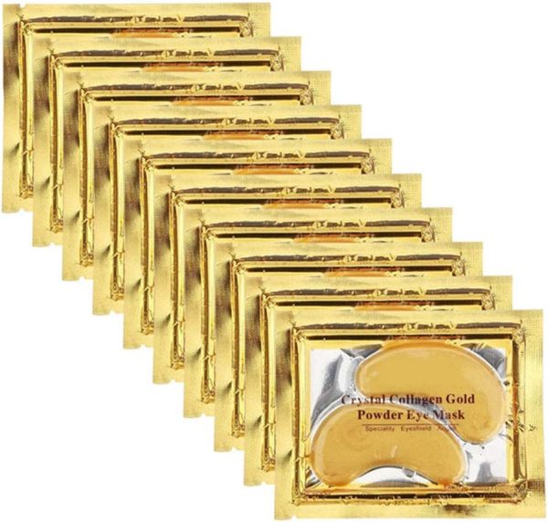 JUYOU, 30 Pairs 24K Gold Gel Collagen Eye Pads,Crystal Collagen Under Eye Mask for Moisturizing,Reducing Fine Lines&Dark Circles& Puffy Eyes Under Eye Patch for Women Men, Gold - Image 4