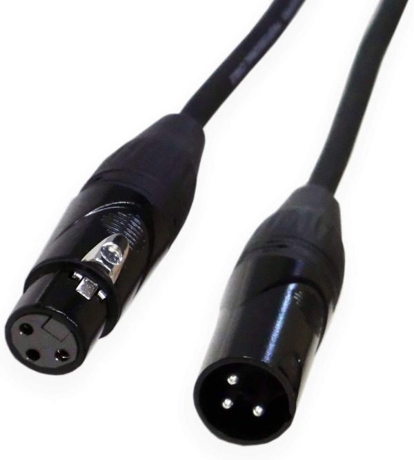 BravoPro PXX001-02 2M Microphone Cable 3-pin XLR Male to 3-pin XLR Female - Image 2