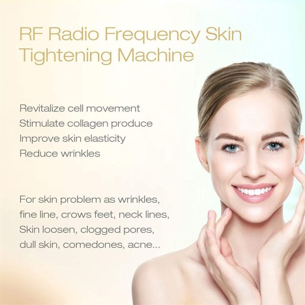 MLAY RF Radio Frequency Facial And Body Skin Tightening Machine - Professional Home RF Lifting Skin Care Anti Aging Device - Salon Effects/More Safe - Image 6