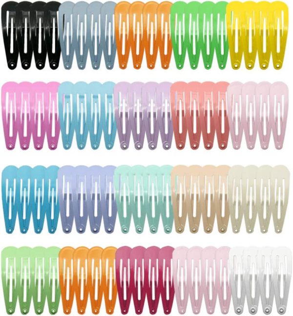 CCINEE 80 Pieces Girls Hair Clips Barrettes, Color Drop Shape Clips Of lovely Girls - Image 2