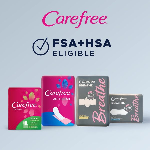 Carefree Acti-Fresh Ultra-Thin Panty Liners, Extra Long To Go , Unscented - 93 Count - Image 7