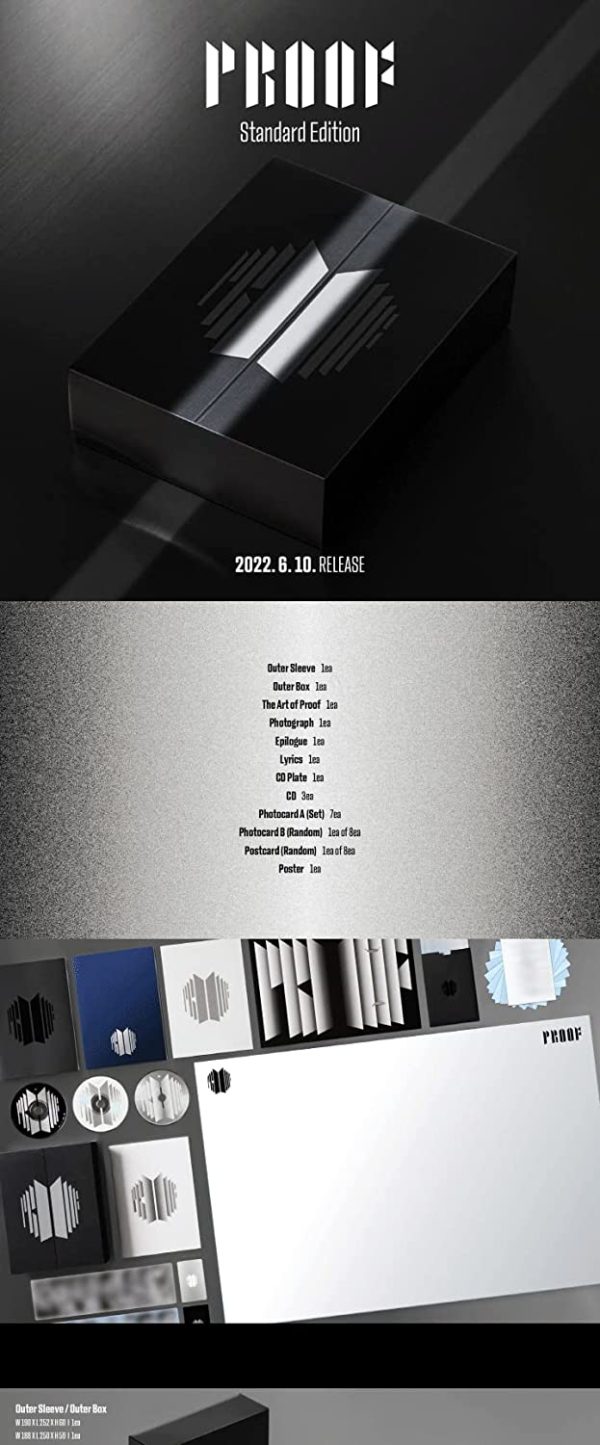 BTS Proof Anthology Album SET(Standard+Compact) Edition Contents+Poster+1p Folding Poster On Pack+Tracking Sealed - Image 7