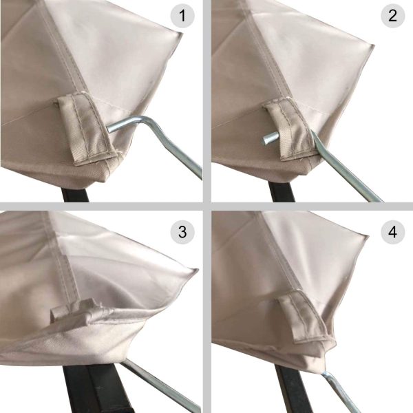 Grill Gazebo Replacement Roof for #L-GZ238PST-11 by ABCCANOPY - Image 6